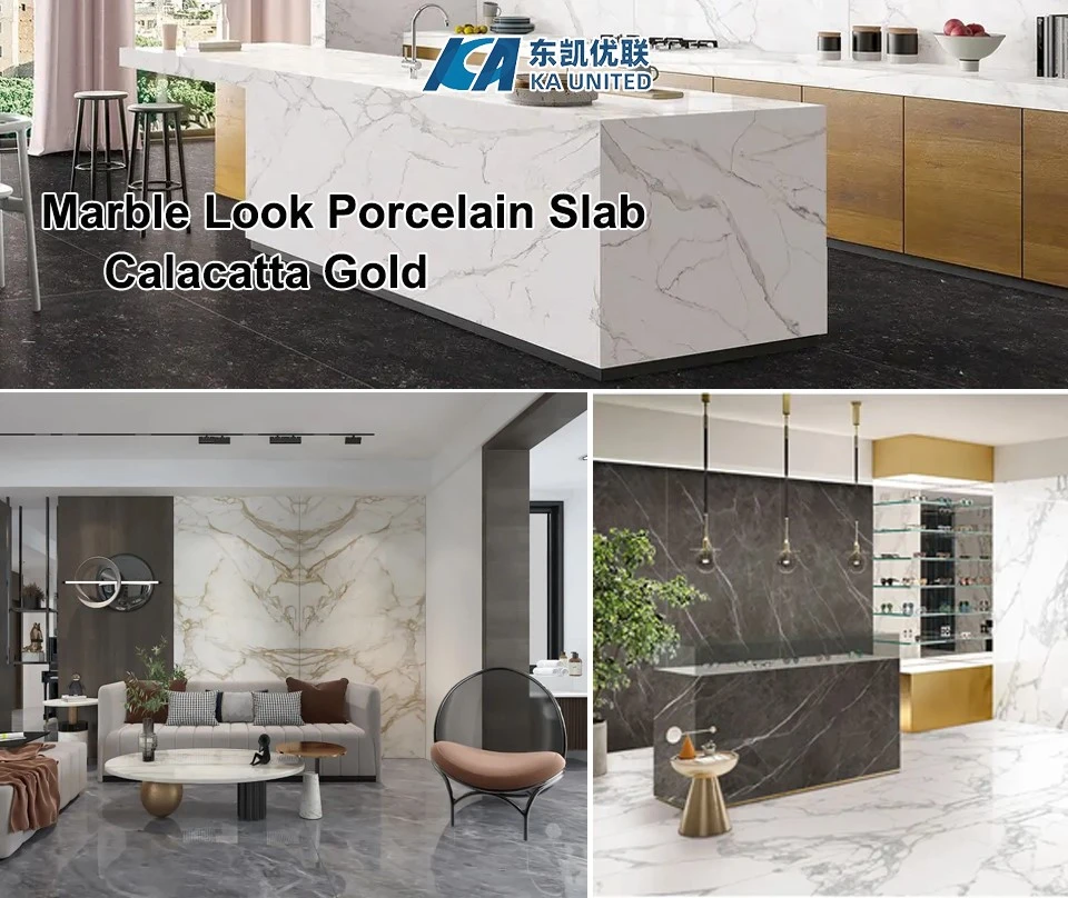 Calacatta Gold Sintered Stone For Countertops and Wall Cladding Calacatta Gold Sintered Stone For Countertops and Wall Cladding
