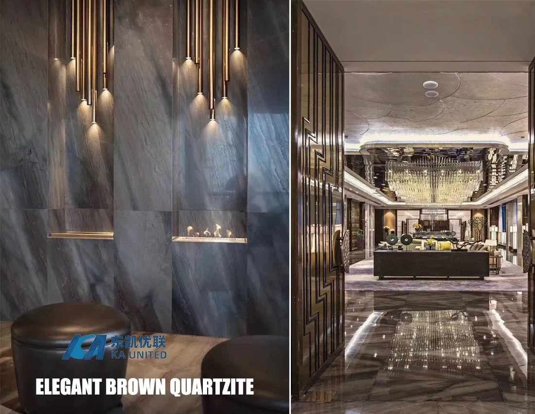 Elegant Brown Quartzite Hotel Projects KA UNITED Elegant Brown Quartzite Hotel Projects KA UNITED