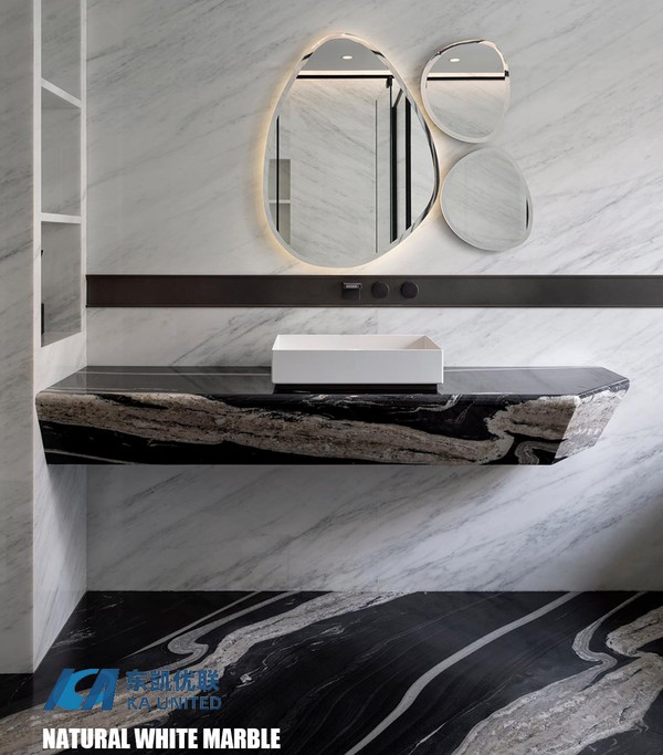 Luxury Natural White Marble Bathroom Projects KA UNITED Luxury Natural White Marble Bathroom Projects KA UNITED