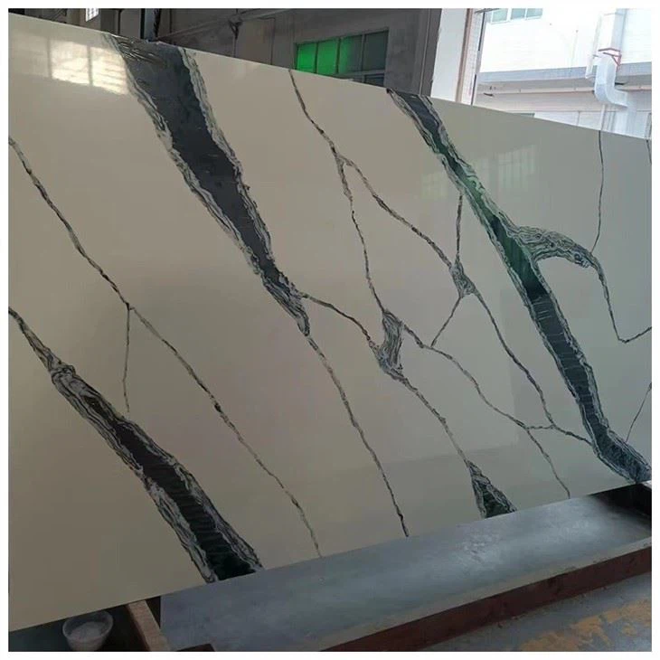 Calacatta Black Quartz Slab