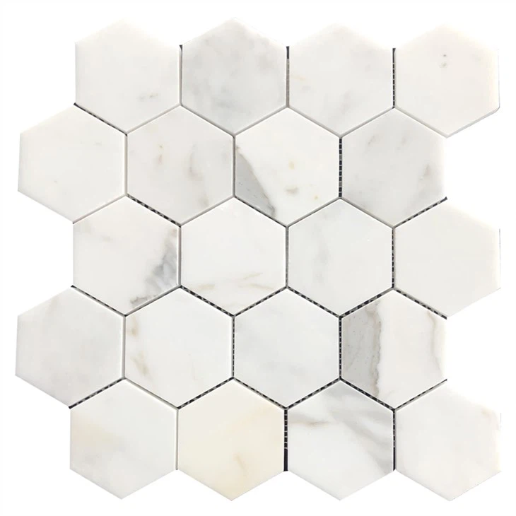 磨かれた大理石のモザイク