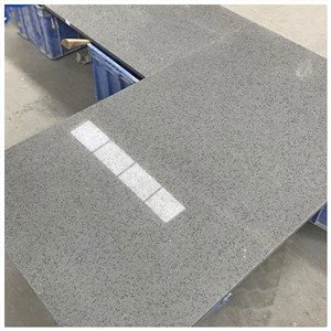 輝きのあるグレークォーツカウンタートップ