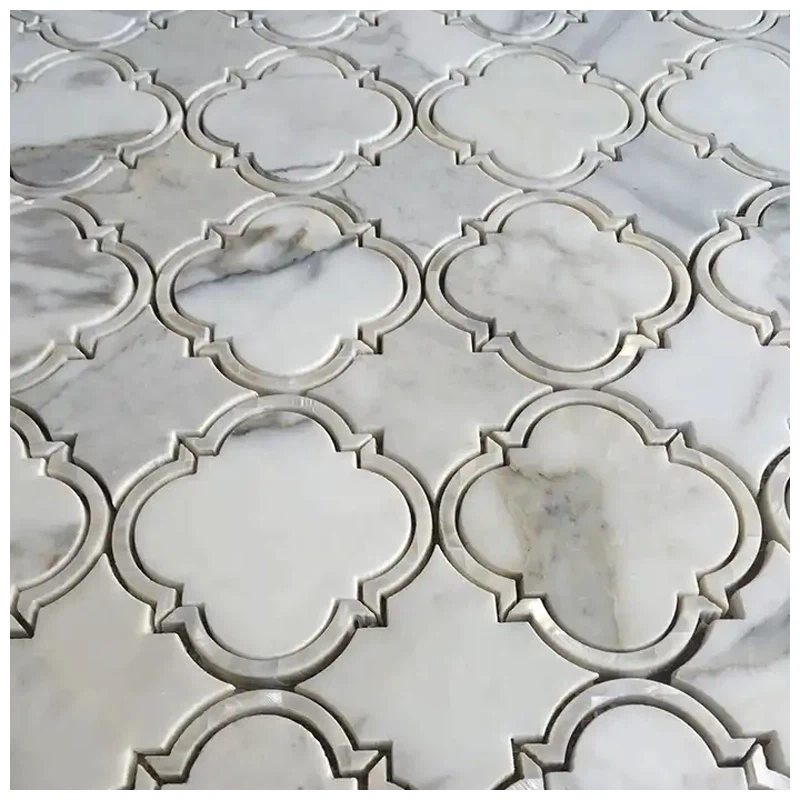 Alice Pearl White Marble Mosaic Tile