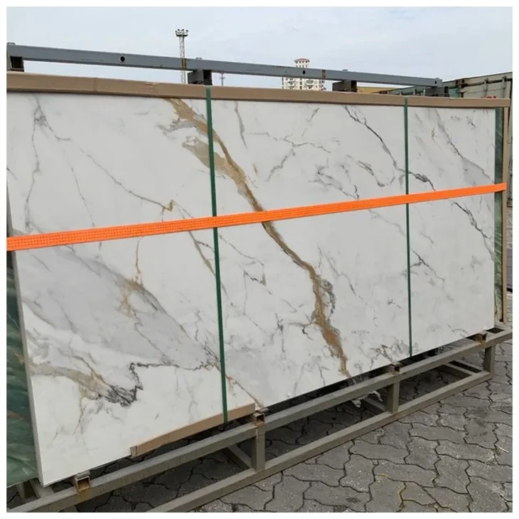 Calacatta Ora Marble Pattern Sintered Porcelain SLab