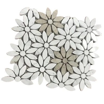 Flower Marble Mosaic Tile Flower Marble Mosaic Tile