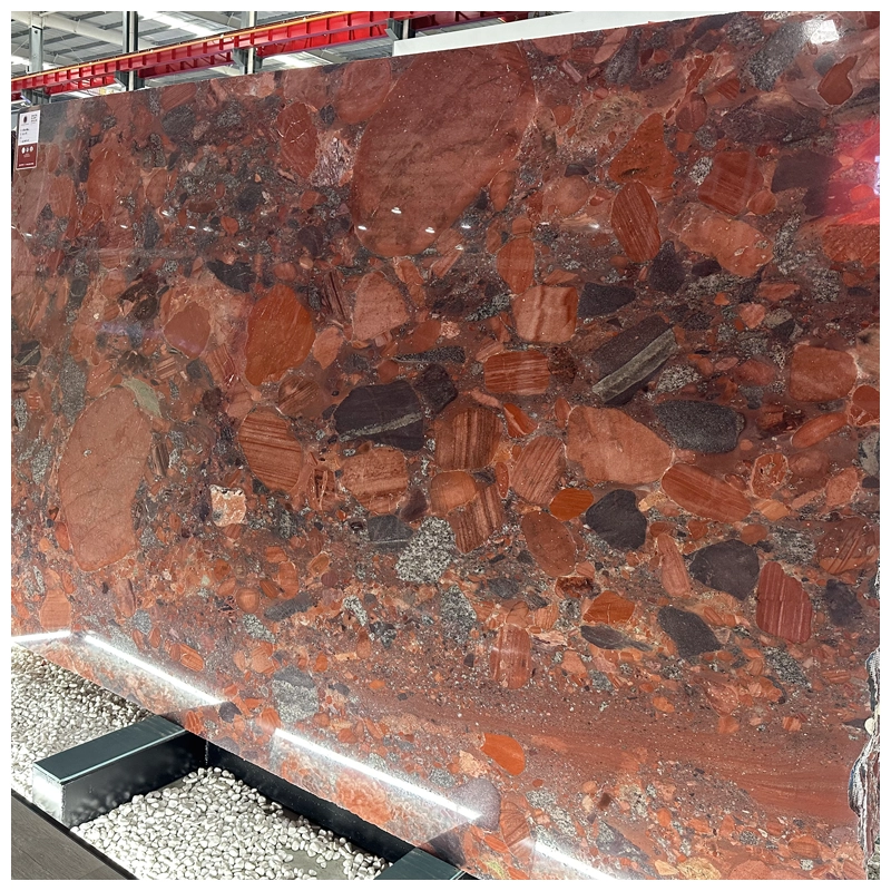 Marinace Red Granite Polished Slab