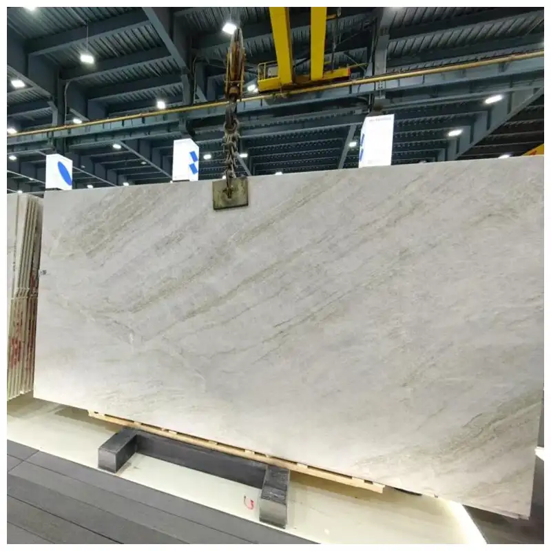 Taj Mahal Quartzite Slab backsplash planning for outlets seams and full-height wall details Taj Mahal Quartzite Slab backsplash planning for outlets seams and full-height wall details