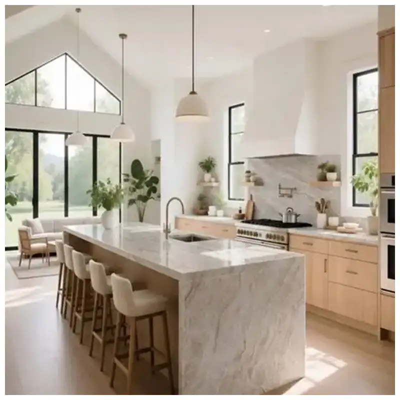 Taj Mahal Quartzite Luxury Countertops in Villas Taj Mahal Quartzite Luxury Countertops in Villas